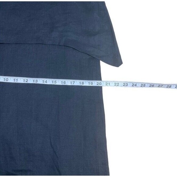 J. Jill Women's Pure Linen Black Layered Sleeveless Shift Dress Lagenlook XS EUC - Picture 8 of 9